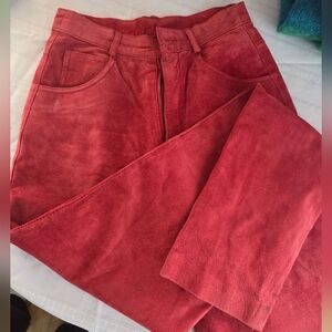 Suede & Satin Lined Womens Pants By Studio West